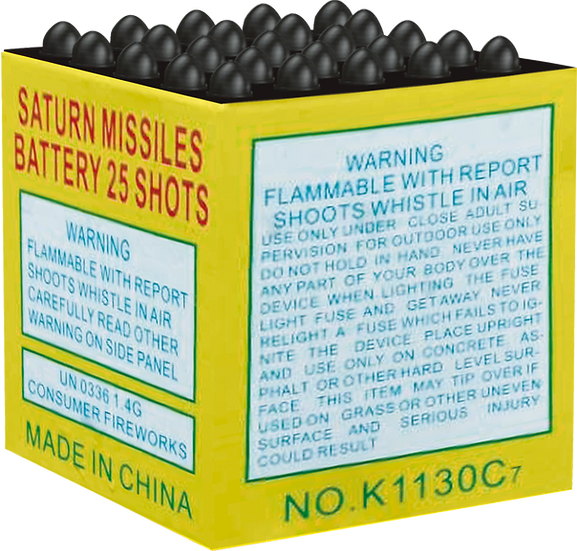 25 Shot Saturn Missile