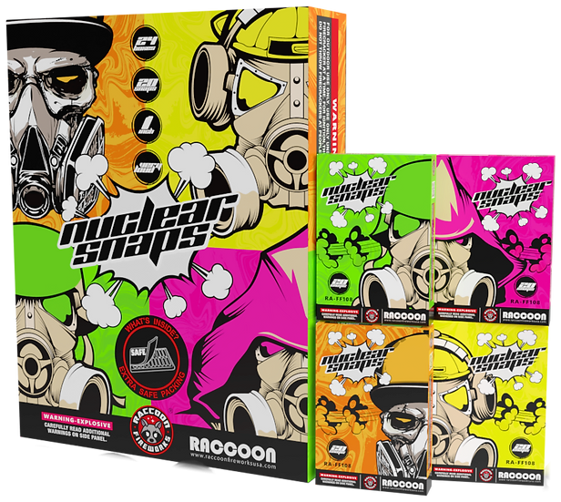 Nuclear Snaps - Adults 18+ ONLY, 1 small box of 20