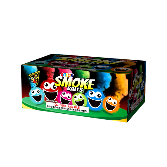 Color Smoke Balls, 1 pk of 6