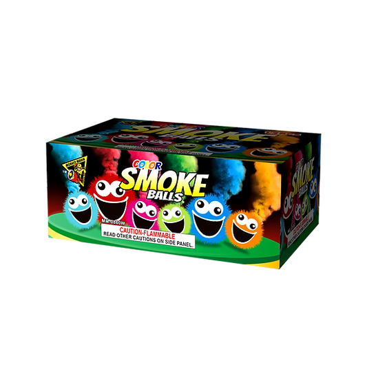 Color Smoke Balls, 1 pk of 6