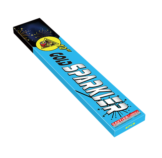 #10 Gold Sparkler, 1 Pack