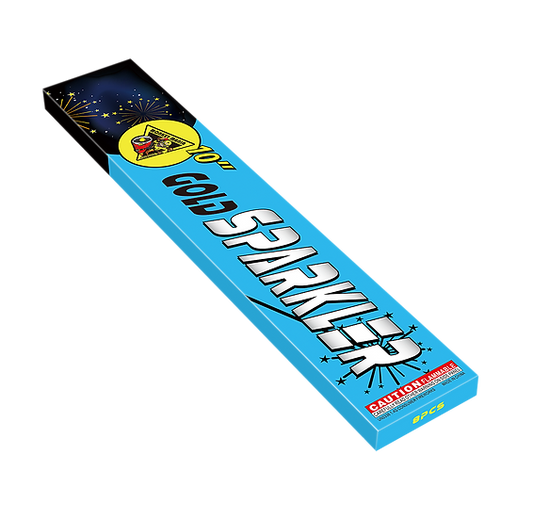 #10 Gold Sparkler, 1 Pack