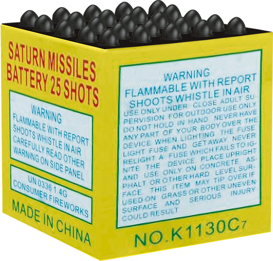 25 Shot Saturn Missile